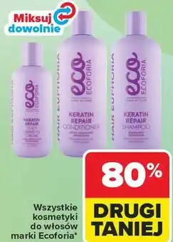 Carrefour Wszystkie kosmetyki do włosów marki Ecoforia oferta