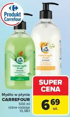 Carrefour Mydło w płynie Carrefour Soft oferta