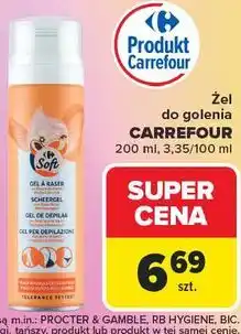 Carrefour Żel do golenia Carrefour oferta