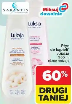 Carrefour Płyn do kąpieli Luksja oferta