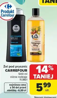 Carrefour Żel pod prysznic Carrefour oferta