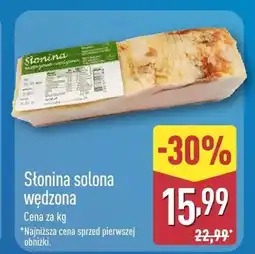 ALDI Stonina solona wędzona oferta