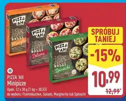 ALDI Pizza Minipizze Flammkuchen/Salami/Margherita lub Spinachi oferta