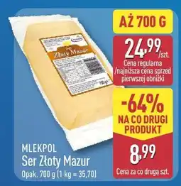 ALDI Ser Złoty Mazur oferta