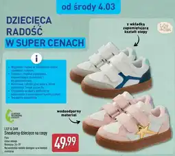 ALDI Sneakersy dziecięce na rzepy oferta