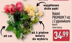 ALDI Bukiet premium 7 róż z gipsówkami różne kolory aż 4 piękne kolory do wyboru oferta