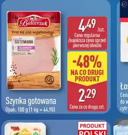 ALDI Balcerzak Szynka gotowana oferta