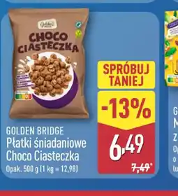 ALDI Płatki śniadaniowe Golden Bridge Choco Ciasteczka oferta
