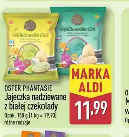 ALDI Jajeczka nadziewane z białej czekolady oferta