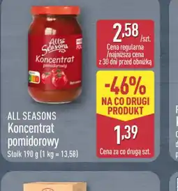 ALDI All Seasons Koncentrat pomidorowy oferta