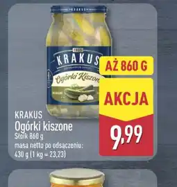 ALDI Krakus Ogórki kiszone oferta