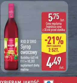 ALDI Rio d'Oro Syrop owocowy oferta