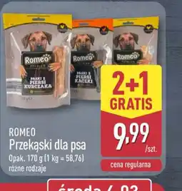 ALDI Romeo Przekąski dla psa oferta