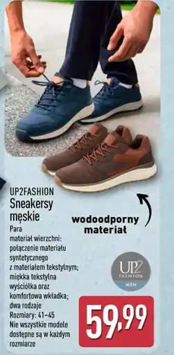 ALDI UP2FASHION Sneakersy męskie oferta