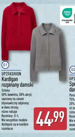 ALDI UP2FASHION Kardigan rozpinany damski oferta