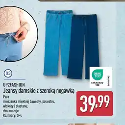 ALDI Jeansy damskie z szeroką nogawką oferta