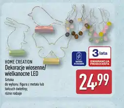 ALDI Home Creation Dekoracje wiosenne/wielkanocne LED oferta