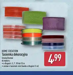 ALDI Home Creation Tasiemka dekoracyjna oferta