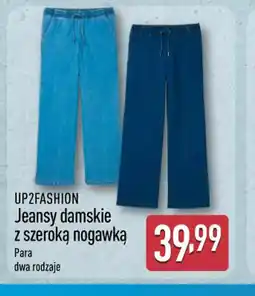 ALDI Jeansy damskie z szeroką nogawką oferta