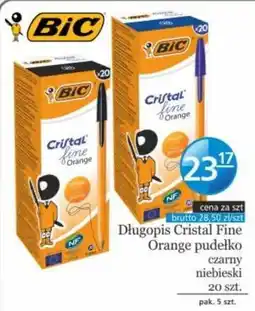 Specjał Długopis Cristal Fine Orange pudełko oferta