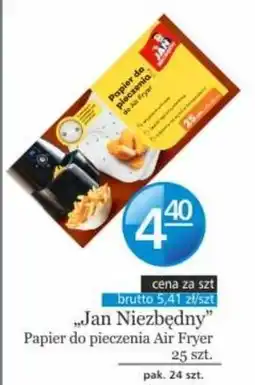 Specjał „Jan Niezbędny" Papier do pieczenia Air Fryer oferta