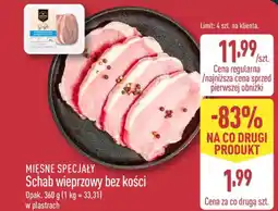 ALDI MIĘSNE SPECJAŁY Schab wieprzowy bez kości oferta