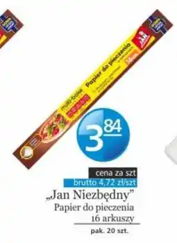 Specjał ,,Jan Niezbędny" Papier do pieczenia oferta