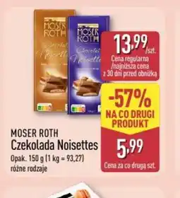 ALDI Moser Roth Czekolada Noisettes oferta