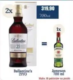 Specjał Ballantine's 21yo / jameson oferta