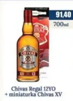 Specjał Chivas Regal 12YO +miniaturka Chivas XV oferta