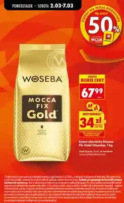 Biedronka Kawa ziarnista Mocca Fix Gold oferta