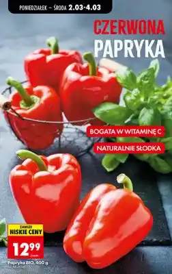 Biedronka Papryka czerwona BIO oferta
