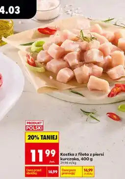 Biedronka Kostka z fileta z piersi kurczaka oferta