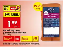 Biedronka Boczek wędzony parzony oferta