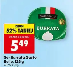 Biedronka Ser Burrata oferta