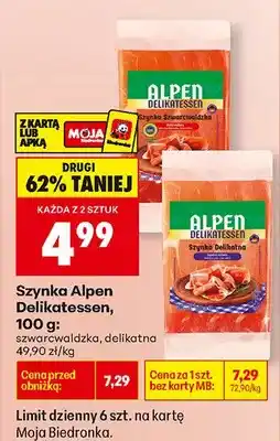 Biedronka Szynka Delikatessen szwarcwaldzka oferta