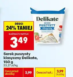 Biedronka Serek puszysty klasyczny oferta
