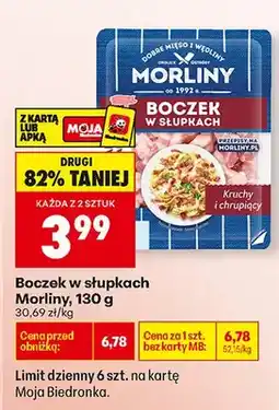 Biedronka Boczek w słupkach oferta