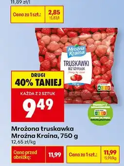 Biedronka Truskawki mrożone bez szypułek oferta
