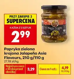 Biedronka Papryka zielona krojoną Jalapeño oferta