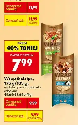 Biedronka Wrap & strips w stylu greckim oferta