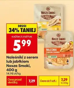 Biedronka Naleśniki z serem oferta
