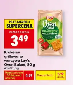 Biedronka Krakersy grillowane warzywa Oven Baked oferta