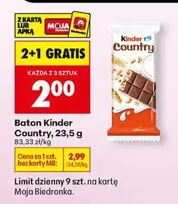 Biedronka Baton Country oferta