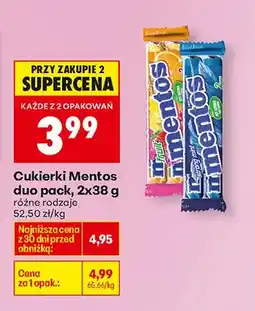 Biedronka Cukierki duo pack różne rodzaje oferta