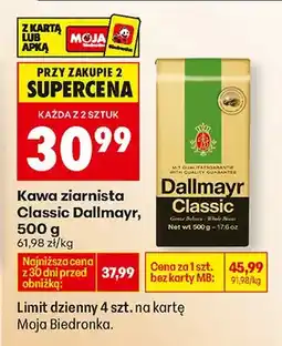 Biedronka Kawa ziarnista Classic oferta