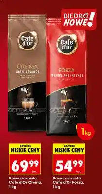 Biedronka Kawa ziarnista Crema, 100% Arabica oferta
