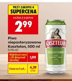 Biedronka Piwo niepasteryzowane oferta