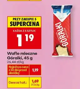 Biedronka Wafle mleczne oferta