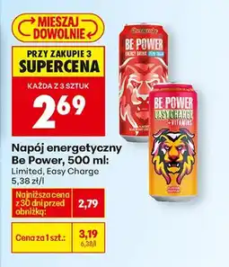 Biedronka Napój energetyczny Limited oferta